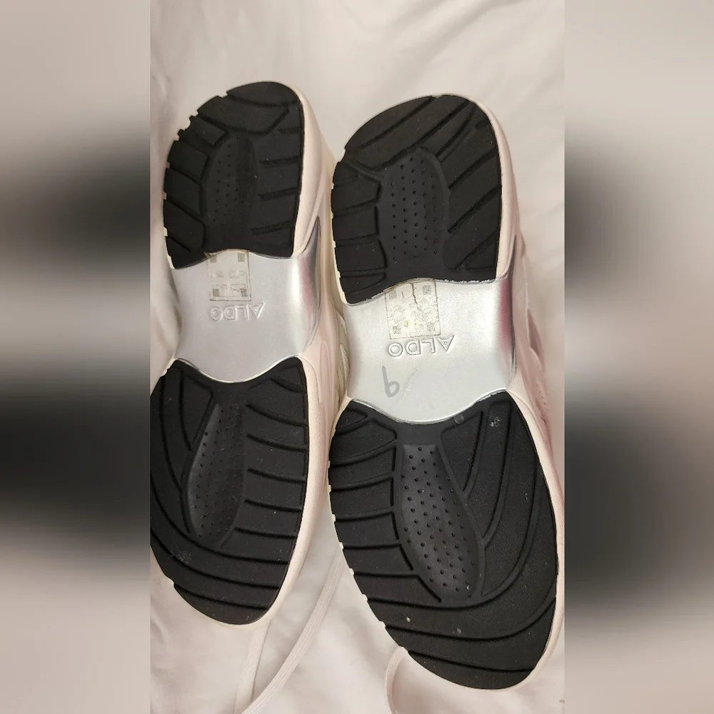 Aldo White And Irodescent Sneaker - Picture 2 of 7